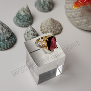 One carat Ruby Cut Golden ring