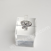 Butterfly style Ring in silver color